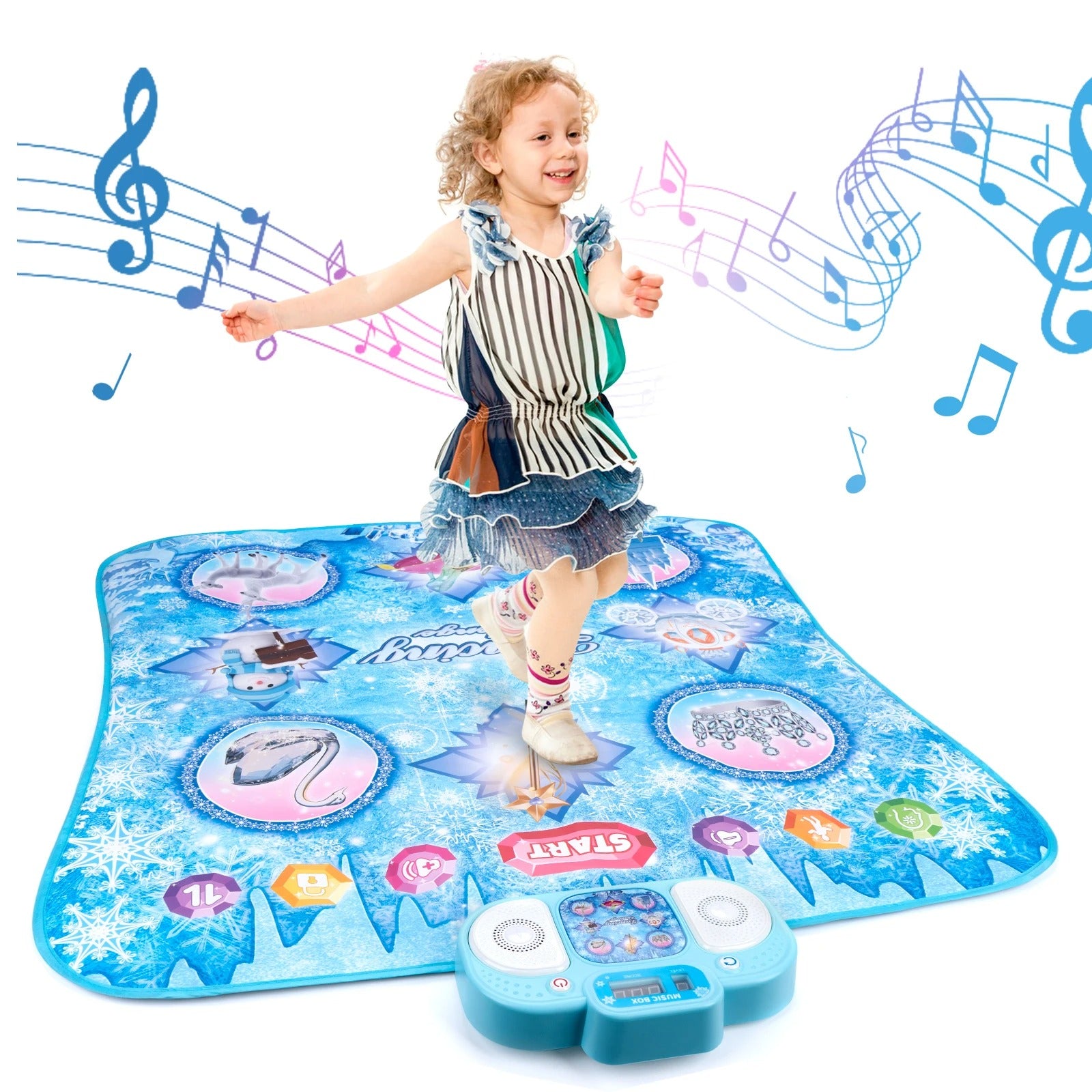 Kids Electronic Dance Mat Double Players Mode with 9 Levels