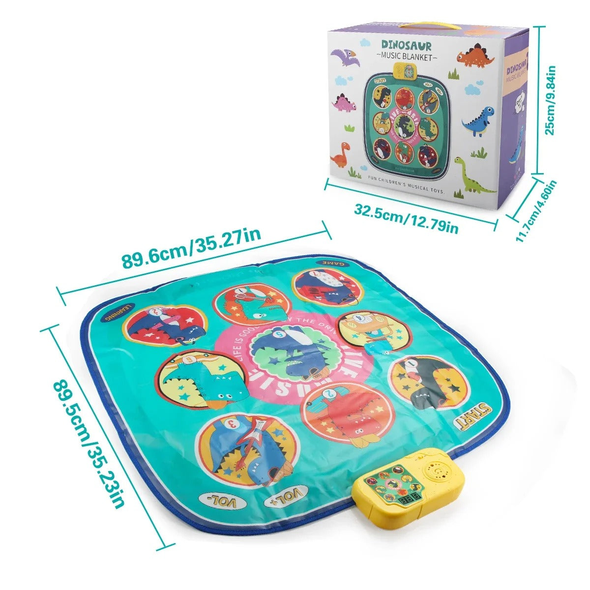 90x90cm Large Elecrtic Dancing Mat