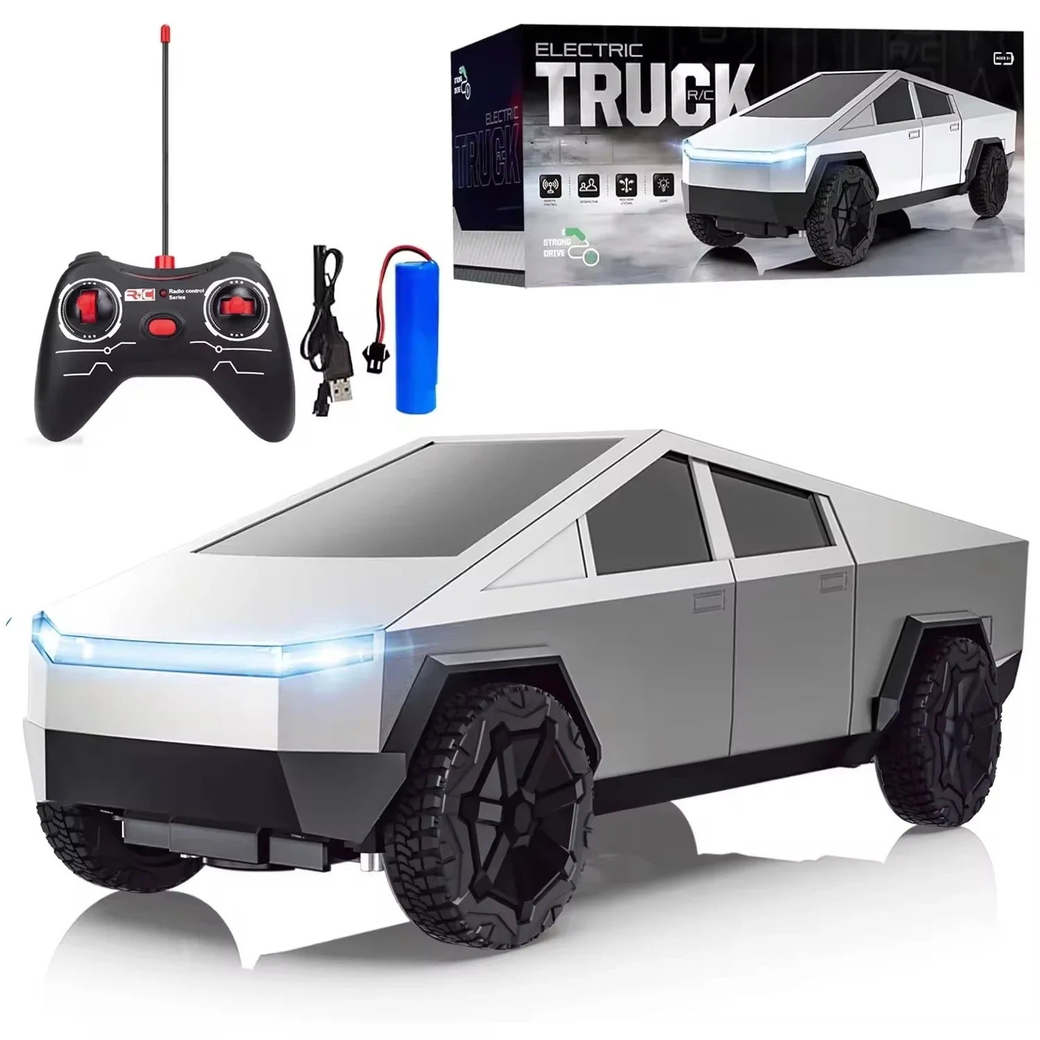 RC Cybertruck Pickup 4WD Off-Road Remote Control Car