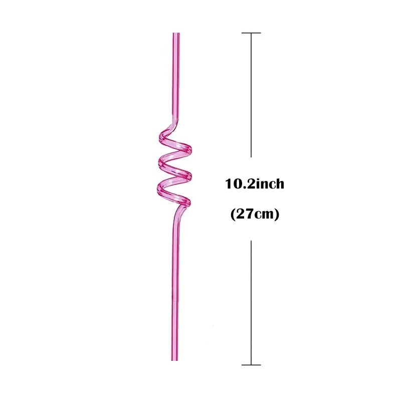 8pcs Paw Patrol Theme Straws  Reusable Drinking Straws