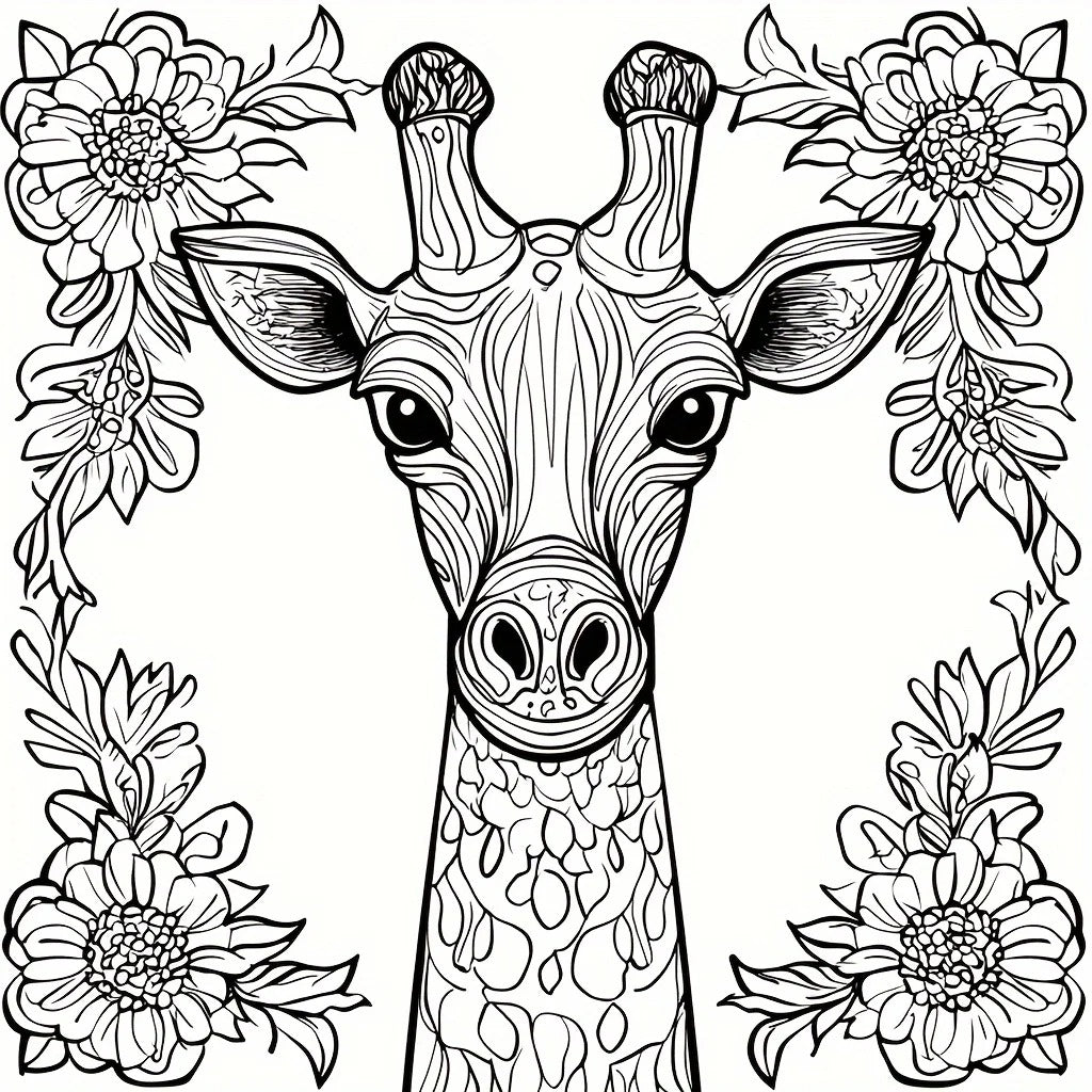 28 Pages Mandala Animals Coloring Book