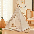 1.6m/1.3m Kid Tent Indoor Play House Wigwam for Child Portable Child Tipi