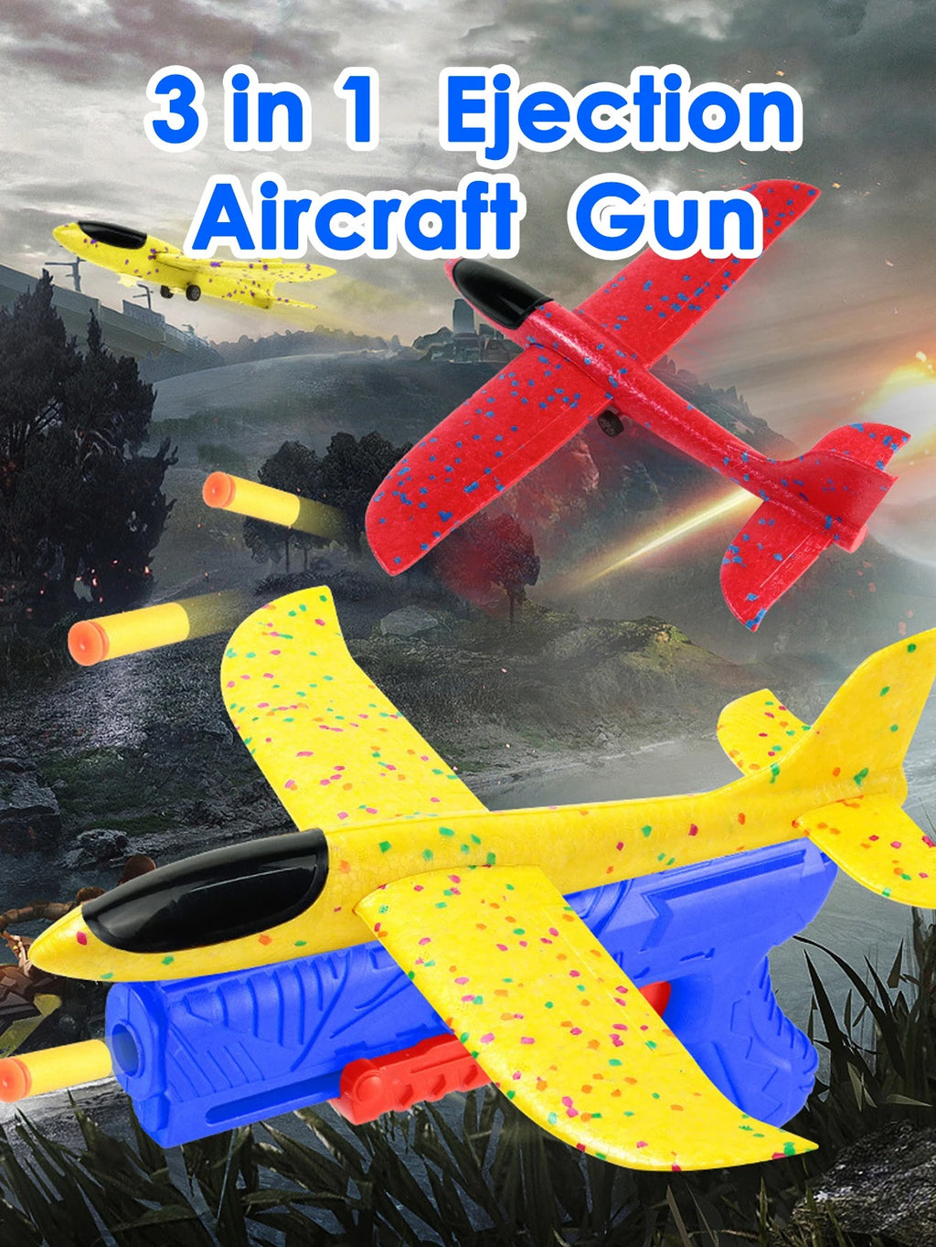 Airplane Ejector and Toy Gun All in one
