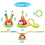 Ladybug Sport Entertainment Multifunction Rope Skipping Machine Ferrule Jump Rocket Launcher