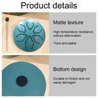 Steel Tongue Drum Portable Rain Drum Hand Pan Drum