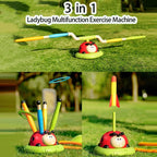 Ladybug Sport Entertainment Multifunction Rope Skipping Machine Ferrule Jump Rocket Launcher