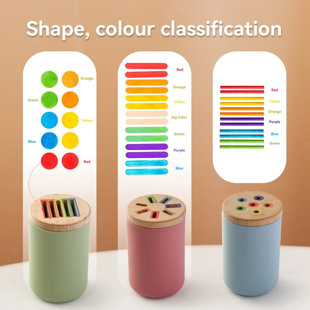 Montessori Silicone Toys Color Sorting