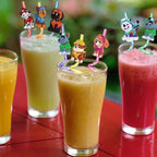 8pcs Paw Patrol Theme Straws  Reusable Drinking Straws