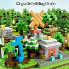 Minecraft  Magnetic building block toy storage box set