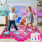 Kids Electronic Dance Mat Double Players Mode with 9 Levels