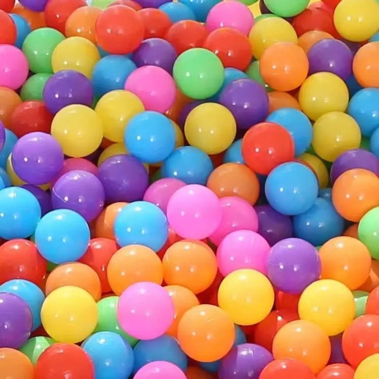 Ball Pit Balls for Toddlers: 100 Colorful Non-Toxic Balls