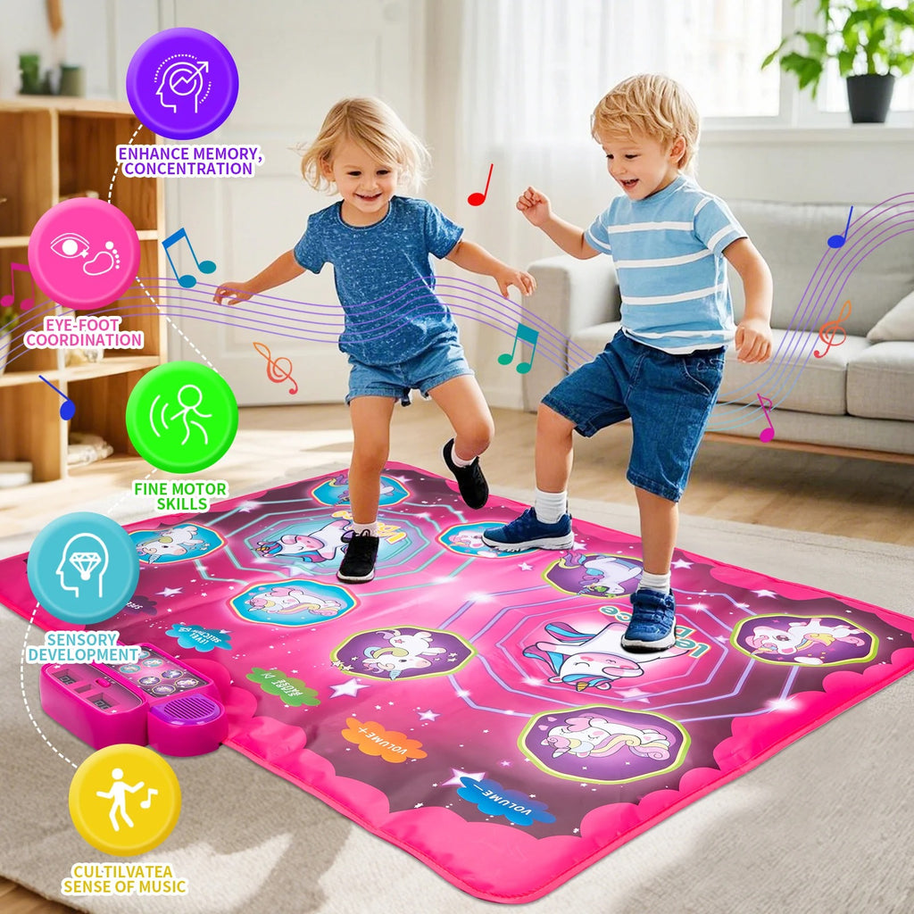Kids Electronic Dance Mat Double Players Mode with 9 Levels