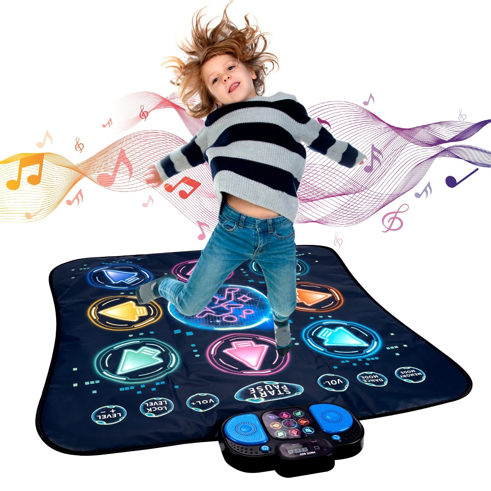 Kids Electronic Dance Mat Double Players Mode with 9 Levels