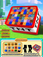 Minecraft  Magnetic building block toy storage box set