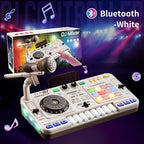 Kids Simulation DJ Mixer Controller Toys Multifunctional Music Effects Electronic Learning Game Birthday Gift for Children
