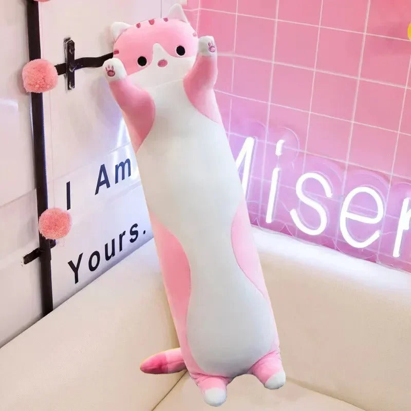 19.5in Cute 50cm Cat Plush Toy Long